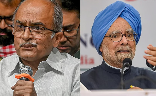 Regret participating in 'movement' that vilified ex-PM Manmohan Singh: Prashant Bhushan